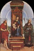 RAFFAELLO Sanzio Virgin Mary and her son oil